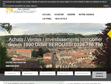 Tablet Screenshot of dsimmobilier.fr